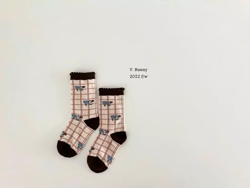 V Bunny - Korean Children Fashion - #kidzfashiontrend - Lena Socks Set - 4