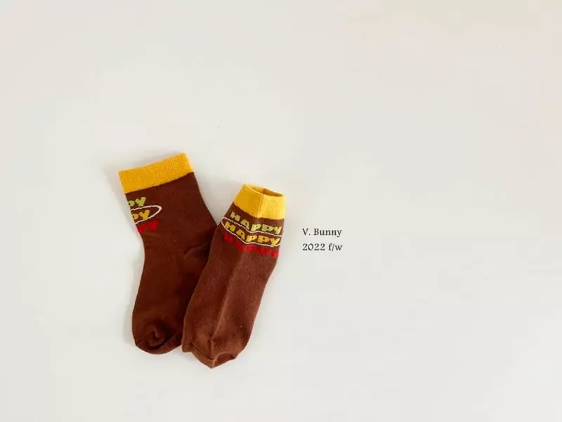 V Bunny - Korean Children Fashion - #Kfashion4kids - Jaws Socks Set - 3