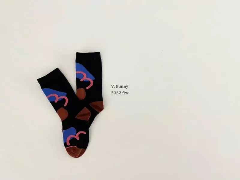 V Bunny - Korean Children Fashion - #childofig - Panda Socks Set - 8