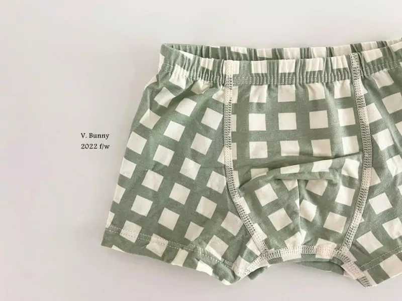 V Bunny - Korean Children Fashion - #childofig - Teddy Underwear Set - 5