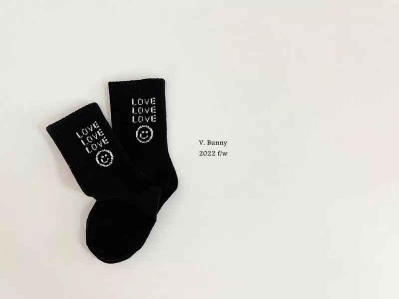 V Bunny - Korean Children Fashion - #childofig - Sunny Socks Set - 3