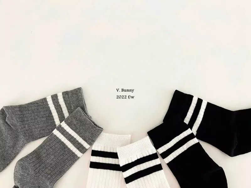 V Bunny - Korean Children Fashion - #childofig - Edan Socks Set