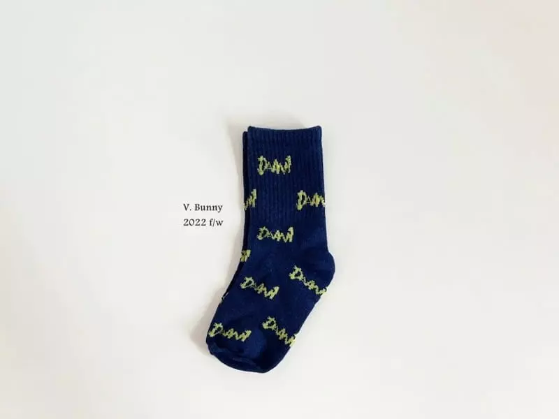 V Bunny - Korean Children Fashion - #childofig - No Run Socks Set - 7
