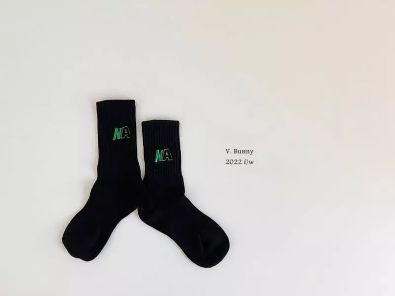 V Bunny - Korean Children Fashion - #childofig - NA Socks Set - 2