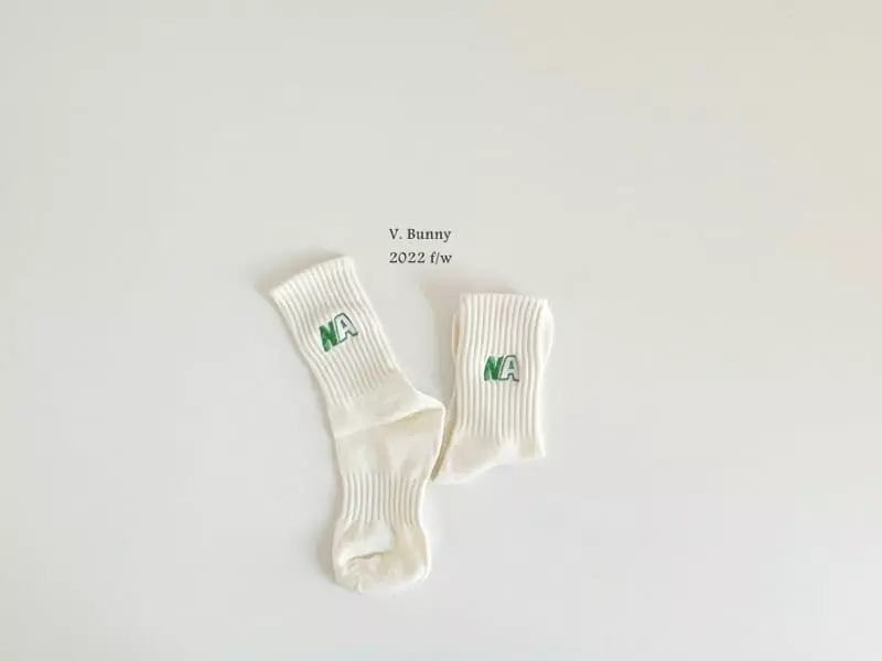 V Bunny - Korean Children Fashion - #childofig - NA Socks Set - 3