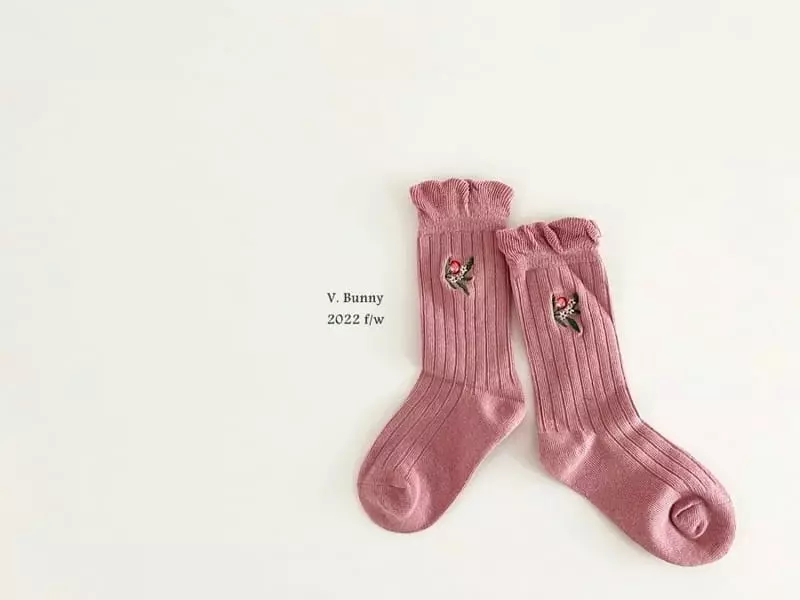 V Bunny - Korean Children Fashion - #stylishchildhood - Ping Ping Socks Set - 4