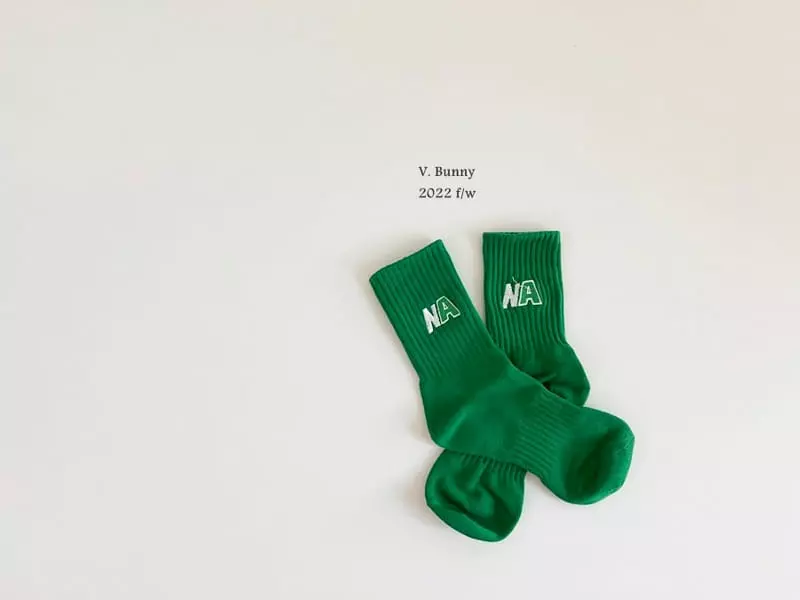 V Bunny - Korean Children Fashion - #childofig - NA Socks Set - 4