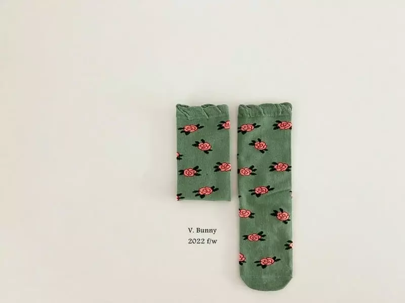 V Bunny - Korean Children Fashion - #childrensboutique - Barnie Socks Set - 4