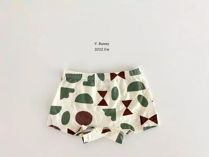V Bunny - Korean Children Fashion - #discoveringself - Teddy Underwear Set - 8