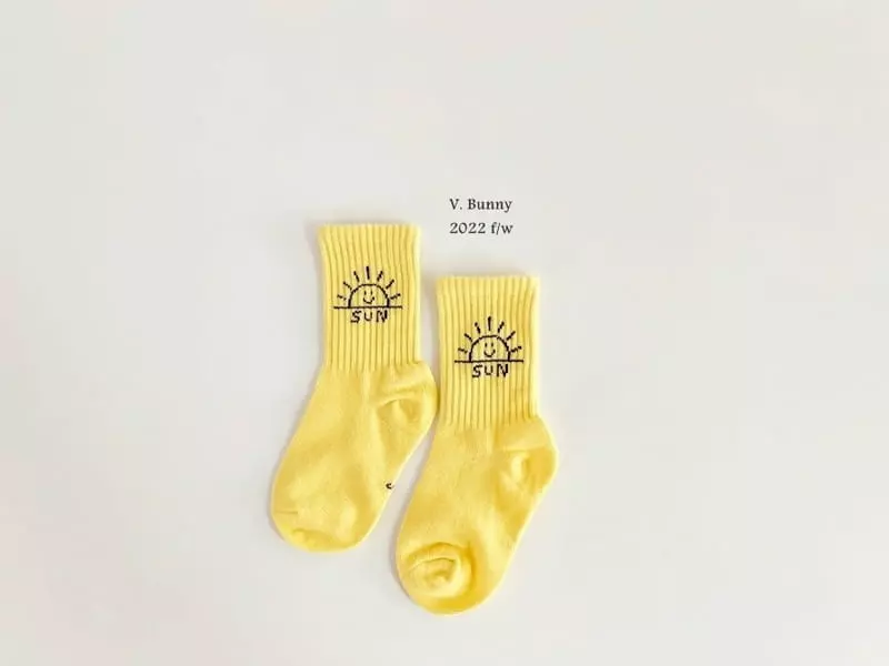 V Bunny - Korean Children Fashion - #discoveringself - Sunny Socks Set - 6