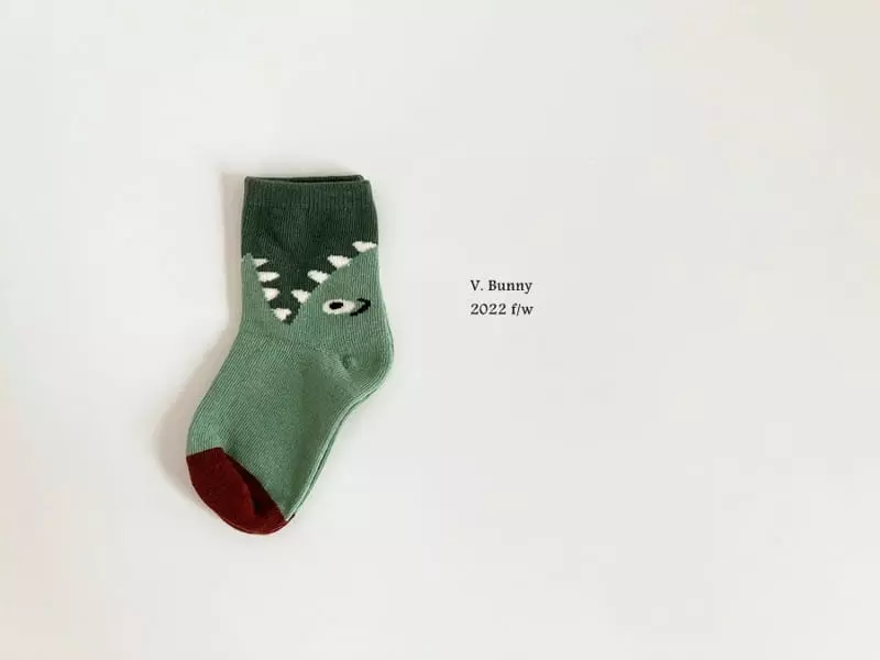 V Bunny - Korean Children Fashion - #discoveringself - D Q Socks Set - 2