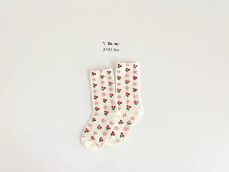 V Bunny - Korean Children Fashion - #designkidswear - Is Socks Set - 4