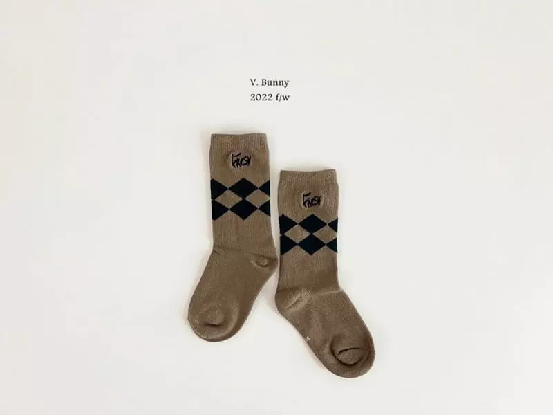 V Bunny - Korean Children Fashion - #discoveringself - Over Socks Set - 3