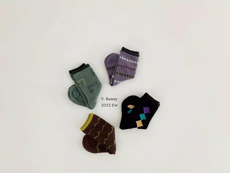 V Bunny - Korean Children Fashion - #fashionkids - Pauls Socks Set
