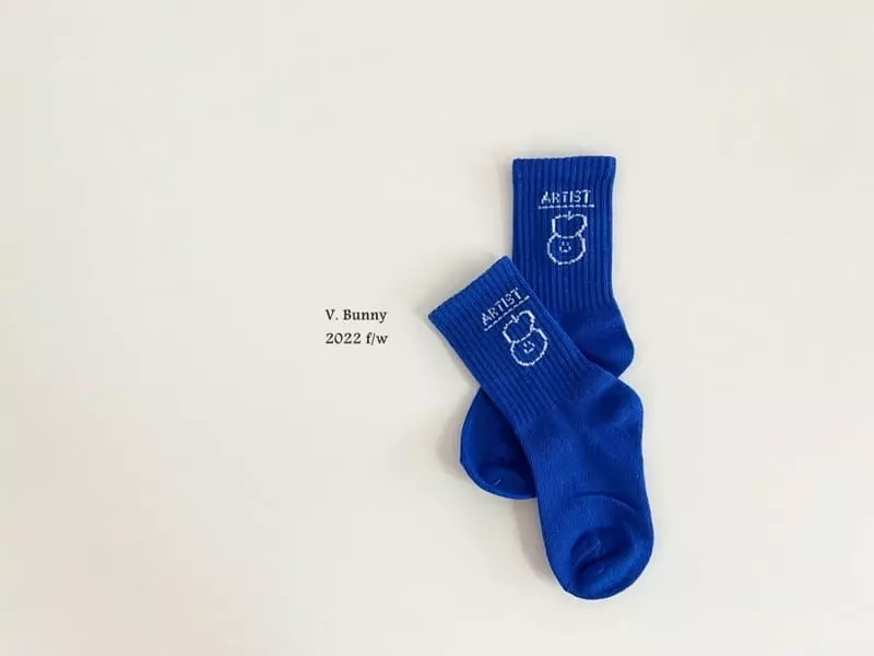 V Bunny - Korean Children Fashion - #fashionkids - Sunny Socks Set - 7