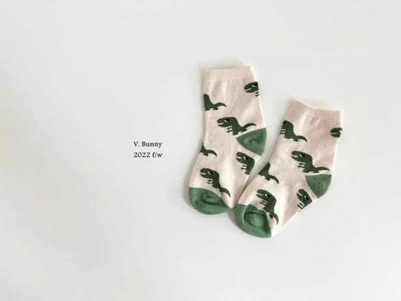 V Bunny - Korean Children Fashion - #fashionkids - D Q Socks Set - 3