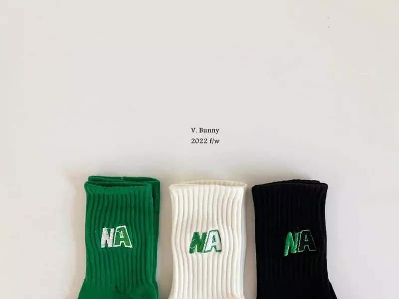 V Bunny - Korean Children Fashion - #fashionkids - NA Socks Set - 7