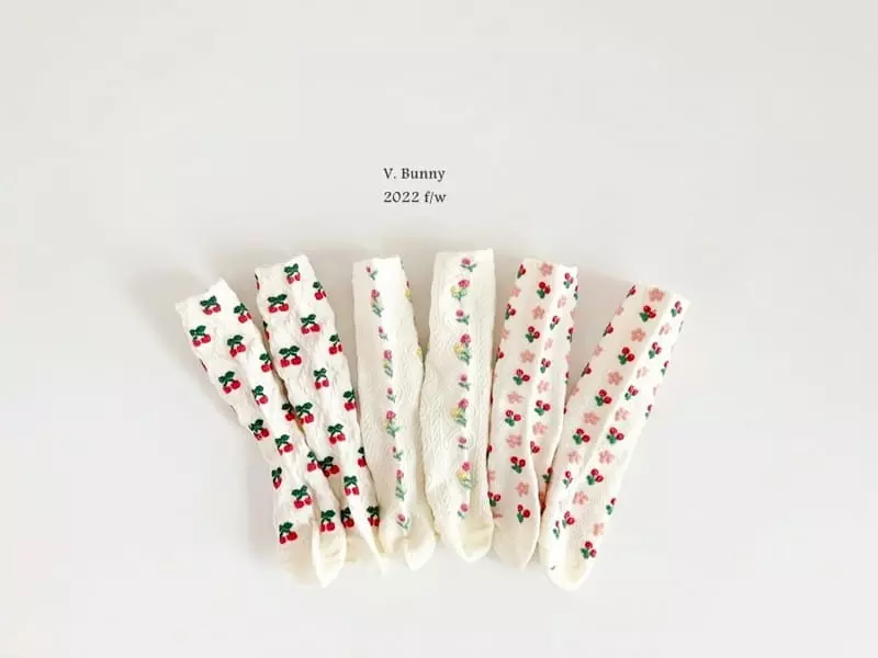 V Bunny - Korean Children Fashion - #fashionkids - Is Socks Set - 5