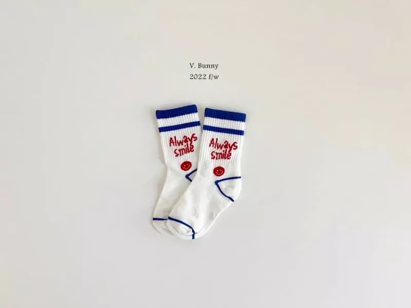 V Bunny - Korean Children Fashion - #fashionkids - Mood Socks Set - 3