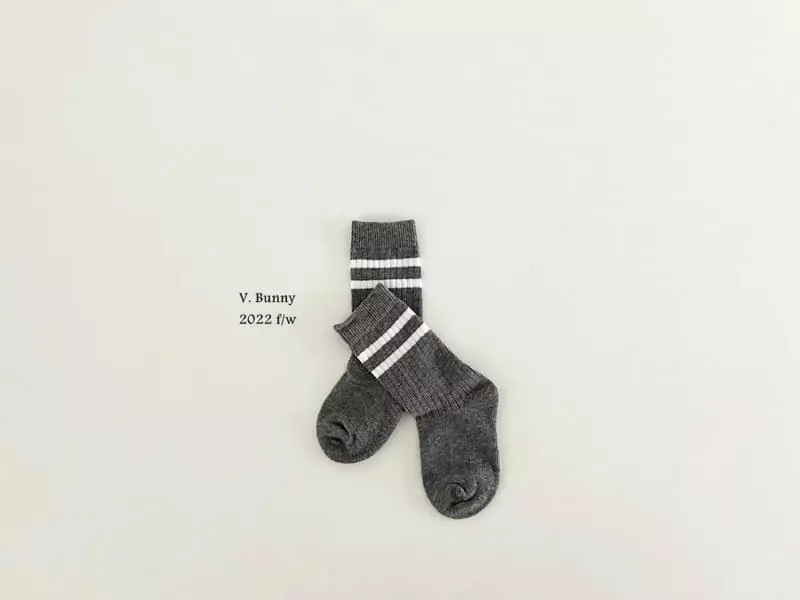 V Bunny - Korean Children Fashion - #kidsshorts - Edan Socks Set - 6