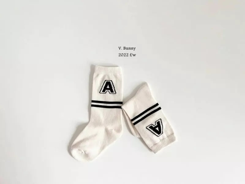 V Bunny - Korean Children Fashion - #kidsshorts - Dan A Socks Set - 3