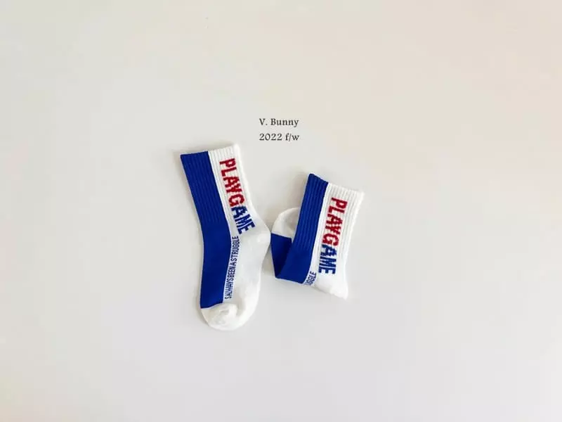 V Bunny - Korean Children Fashion - #fashionkids - Mood Socks Set - 4