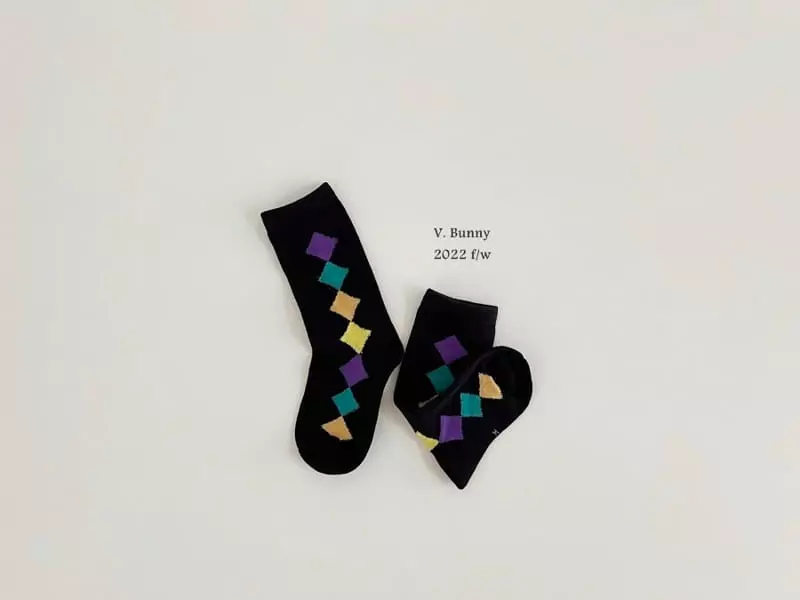 V Bunny - Korean Children Fashion - #kidsstore - Pauls Socks Set - 3