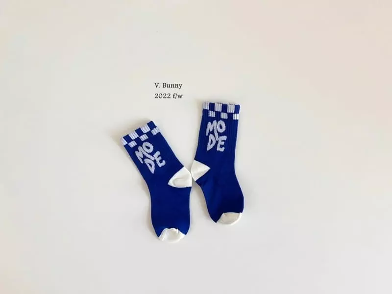 V Bunny - Korean Children Fashion - #kidsstore - Mood Socks Set - 5