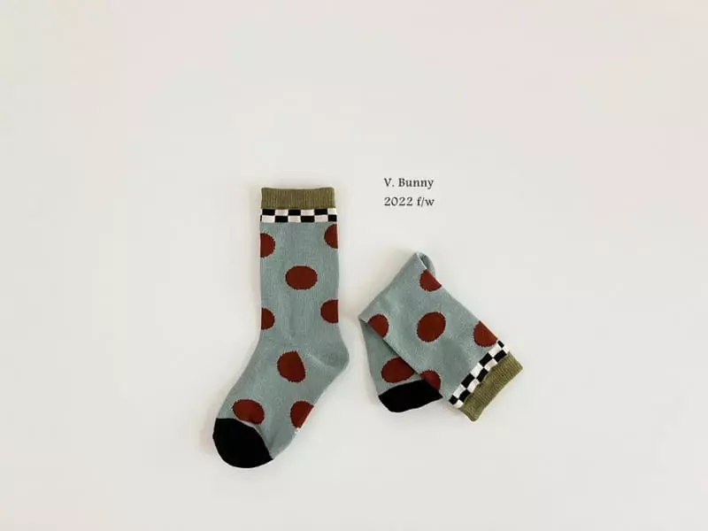 V Bunny - Korean Children Fashion - #kidsshorts - Munk Socks Set - 4