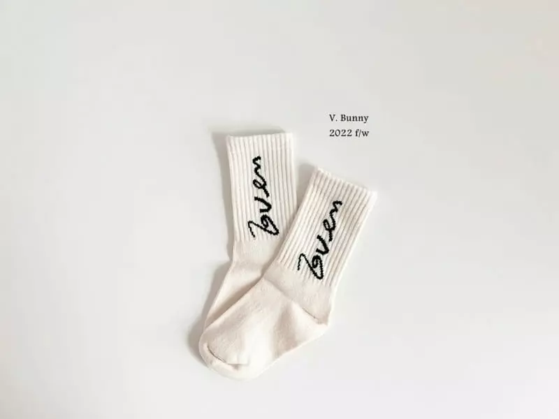V Bunny - Korean Children Fashion - #kidzfashiontrend - Dan A Socks Set - 5