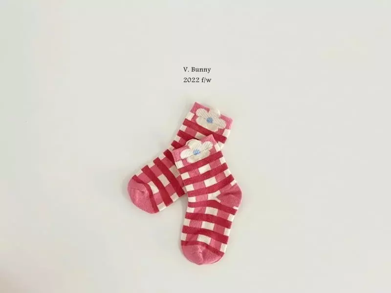 V Bunny - Korean Children Fashion - #kidzfashiontrend - Strawberry Socks Set - 2