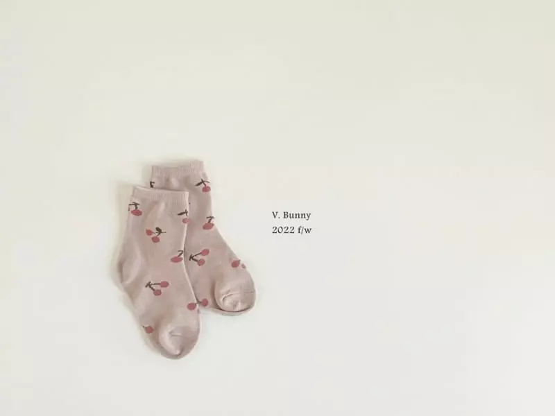 V Bunny - Korean Children Fashion - #kidsstore - Mare Socks Set - 4