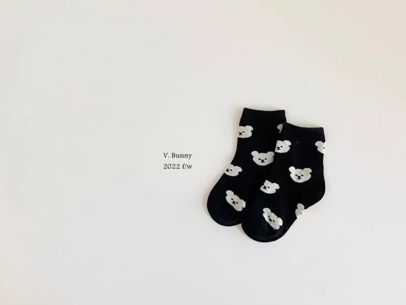 V Bunny - Korean Children Fashion - #kidzfashiontrend - Maibe Socks Set - 3