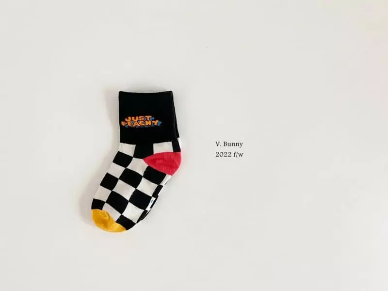 V Bunny - Korean Children Fashion - #kidzfashiontrend - Jaws Socks Set - 2