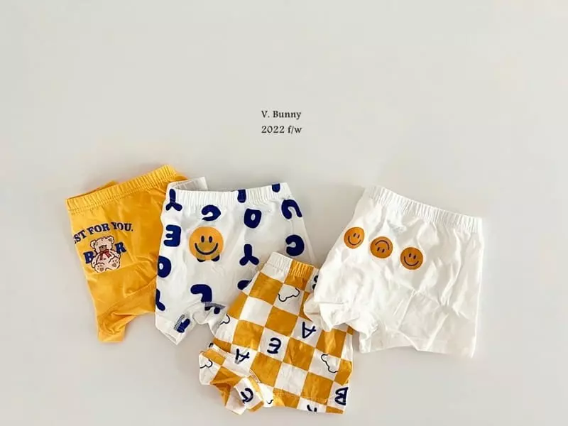 V Bunny - Korean Children Fashion - #littlefashionista - Smile Underwear Set