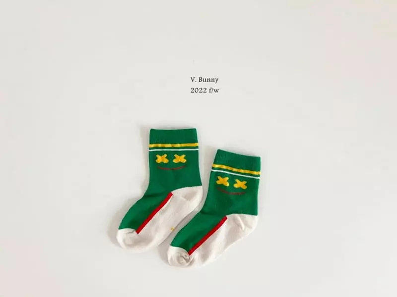 V Bunny - Korean Children Fashion - #Kfashion4kids - Jaws Socks Set - 4