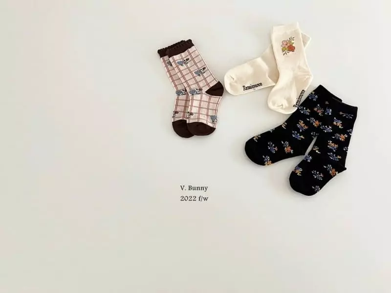 V Bunny - Korean Children Fashion - #magicofchildhood - Lena Socks Set - 6