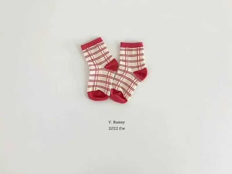V Bunny - Korean Children Fashion - #magicofchildhood - Strawberry Socks Set - 5