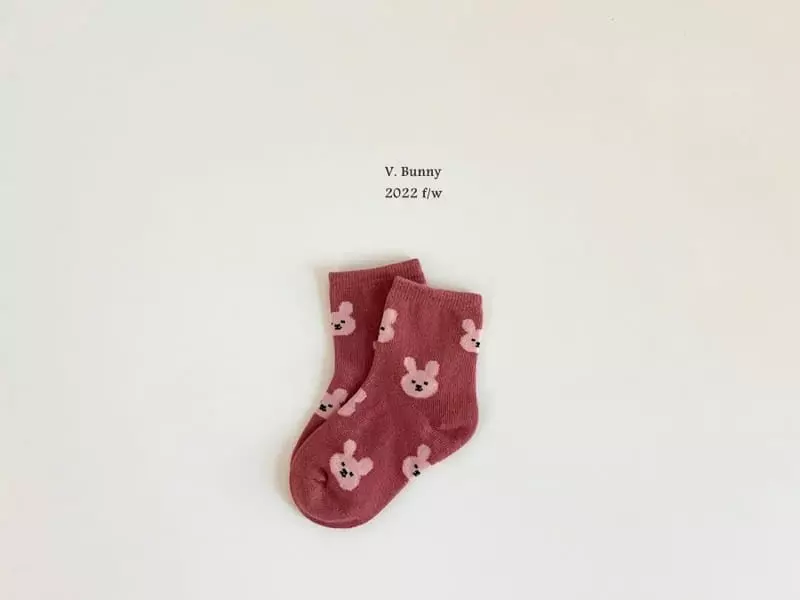 V Bunny - Korean Children Fashion - #magicofchildhood - Mare Socks Set - 7