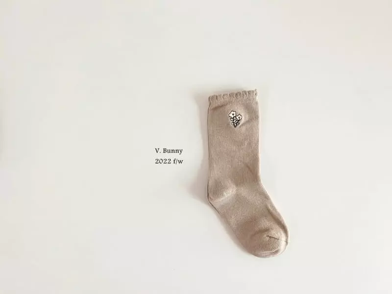 V Bunny - Korean Children Fashion - #magicofchildhood - Choco Bear Socks Set - 2