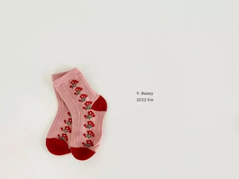 V Bunny - Korean Children Fashion - #magicofchildhood - Pie Socks Set - 4