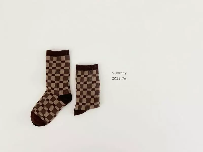 V Bunny - Korean Children Fashion - #minifashionista - Circle Bear Sock sSet - 5