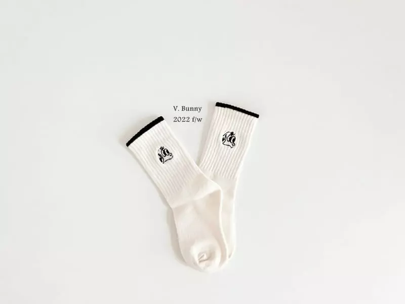 V Bunny - Korean Children Fashion - #minifashionista - Papi Socks Set - 2