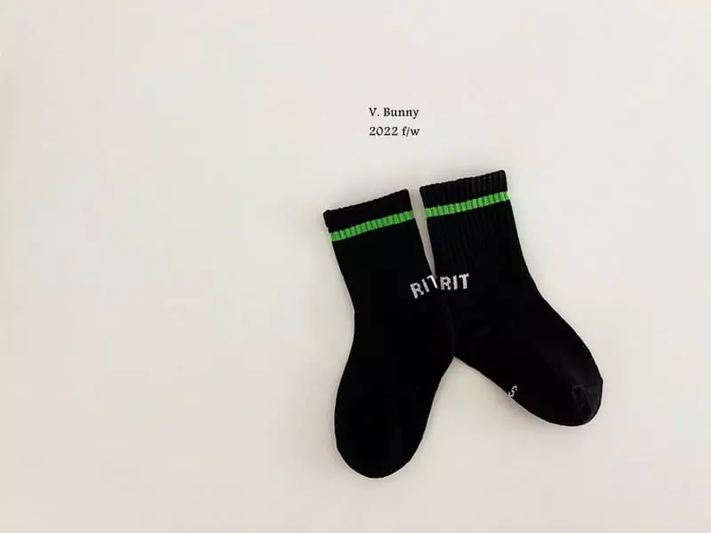 V Bunny - Korean Children Fashion - #prettylittlegirls - Little Socks Set - 3