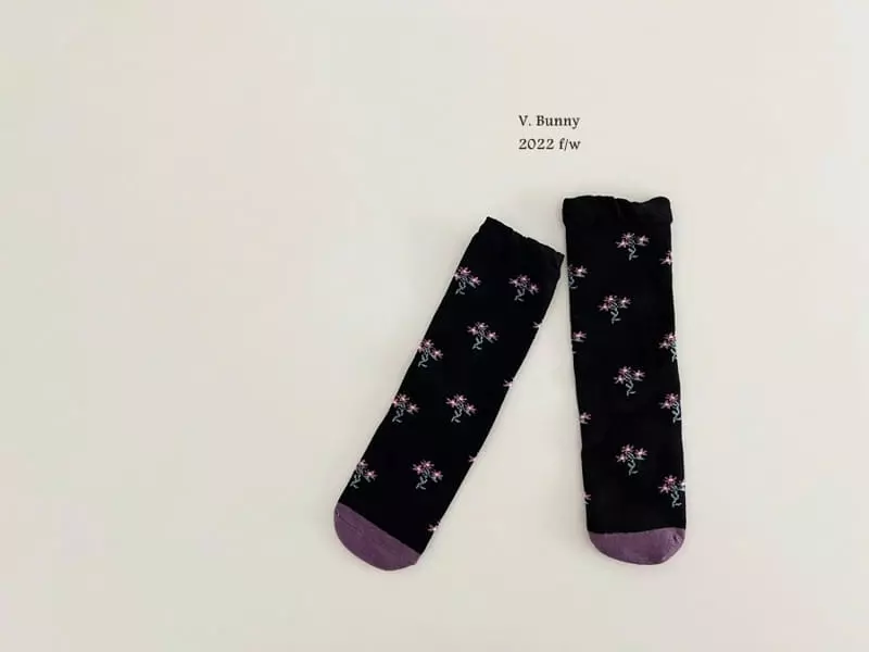 V Bunny - Korean Children Fashion - #stylishchildhood - Barnie Socks Set
