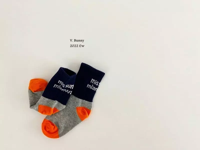 V Bunny - Korean Children Fashion - #toddlerclothing - Little Socks Set - 5