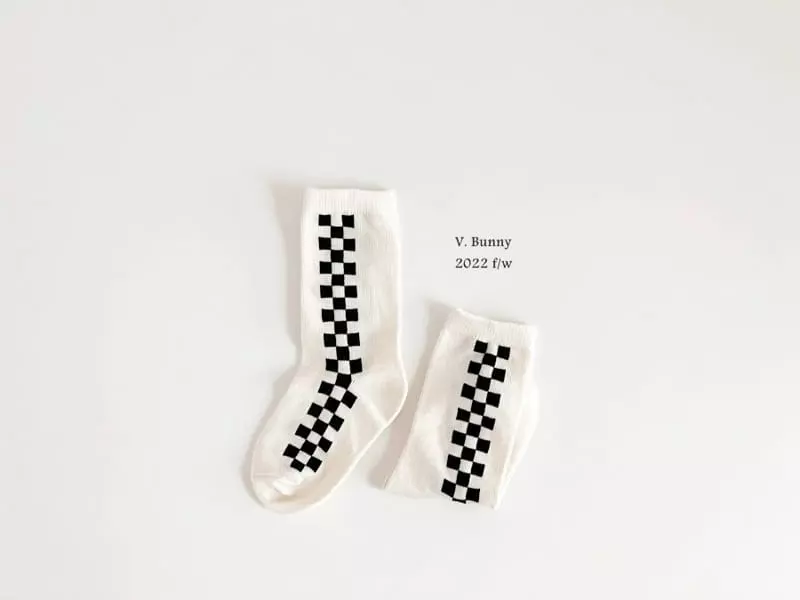 V Bunny - Korean Children Fashion - #toddlerclothing - Papi Socks Set - 5