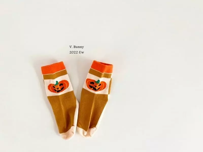 V Bunny - Korean Children Fashion - #toddlerclothing - Tomato Socks Set - 3