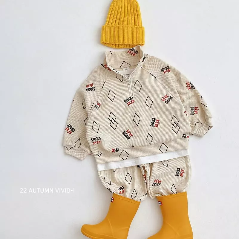 Vivid I - Korean Children Fashion - #Kfashion4kids - Fall Waffle Anorak - 10