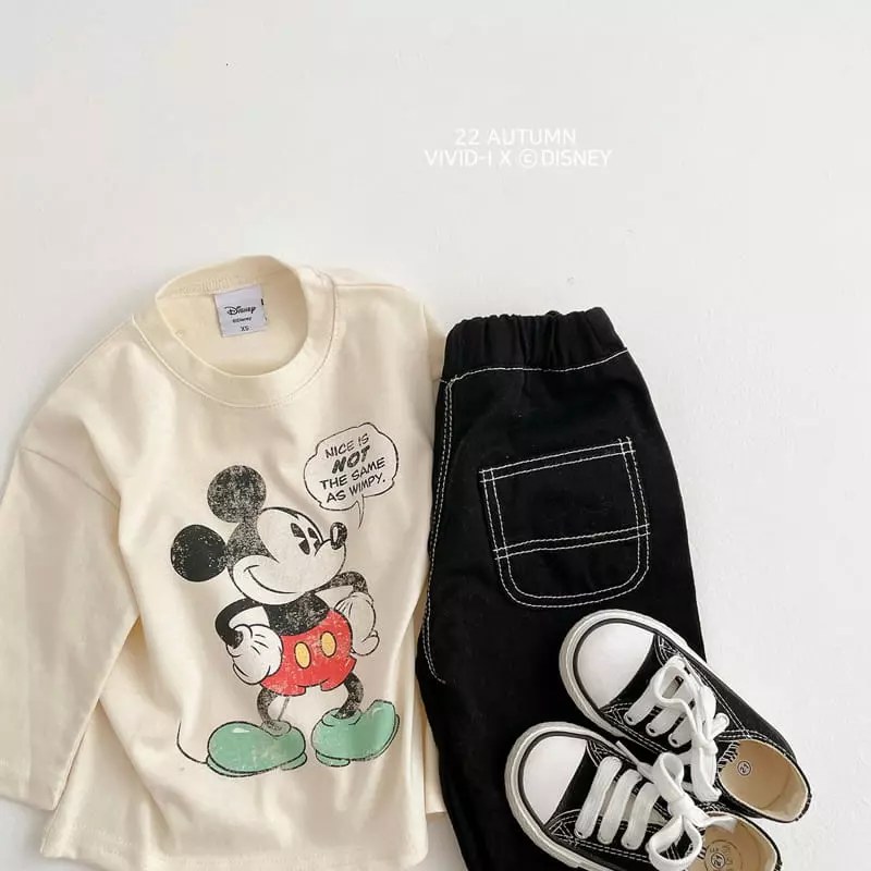 Vivid I - Korean Children Fashion - #Kfashion4kids - Disney Vintagee Tee - 9